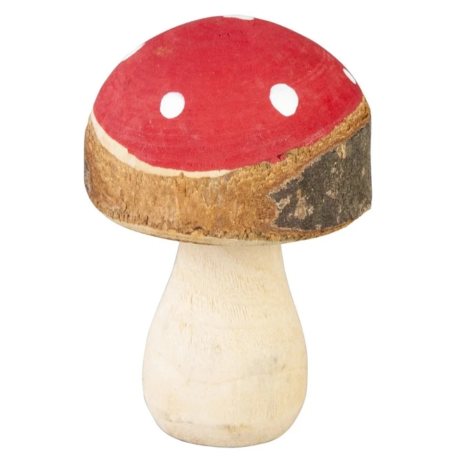 Fliegenpilz - Aus Holz - Ca. 9 Cm - In Rot/braun – Bild 2