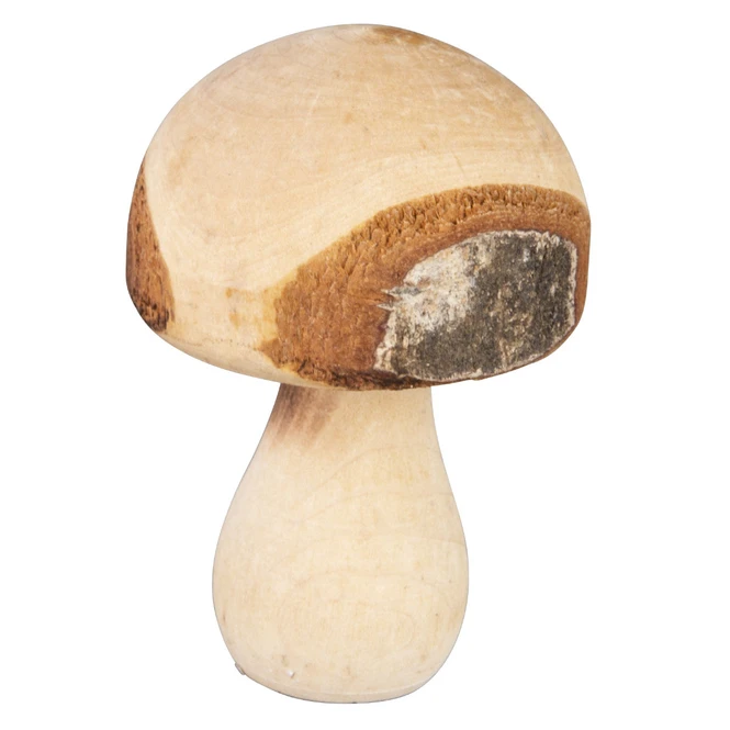 Pilz - Aus Holz - Ca. 9 Cm - In Braun – Bild 2
