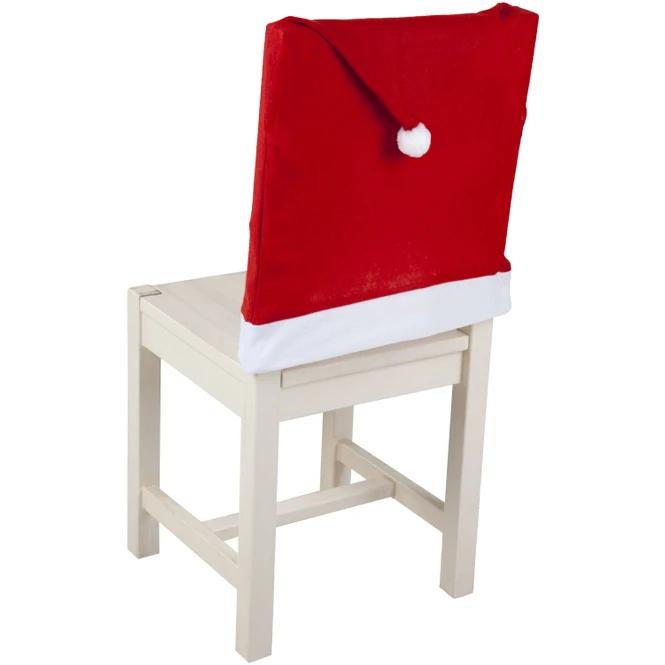 Stuhlhussen - Nikolausmütze - Ca. 60 X 50 Cm - 4 Stück