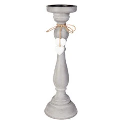 Kerzenständer - Aus Holz - Ca. 11,5 X 11,5 X 37 Cm