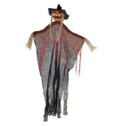 Hängedeko - Kürbis-Scheuche - Ca. 160 Cm