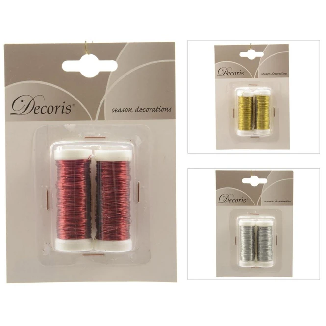 Dekodraht - Ca. 30 M - 2 Stück - Verschiedene Farben – Bild 5