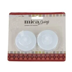 2 Jumbo LED Teelichte - Ca. 5,9 X 5 Cm