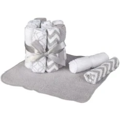 Waschtücher - 20 X 20 Cm - 12 Stück - Grau