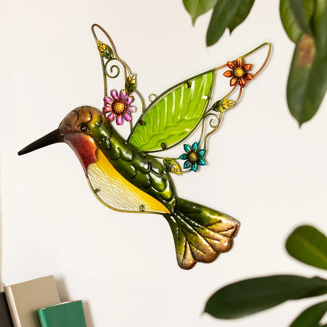 Wanddeko - Kolibri - Ca. 44 X 2 X 43,5