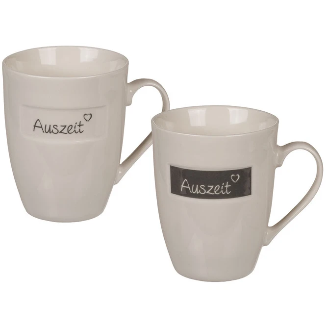 Tasse - Auszeit - Aus Keramik - 10 Cm - 1 Stück – Bild 3