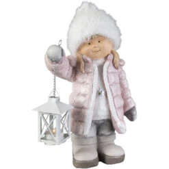 Winterkind - Aus Magnesia - 23 X 15 X 38 Cm - 1 Stück