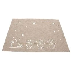 Platzmatte - Aus Filz - 40 X 30 Cm - Beige