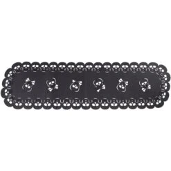 Tischläufer - Totenköpfe - Aus Filz - 108 X 30 Cm