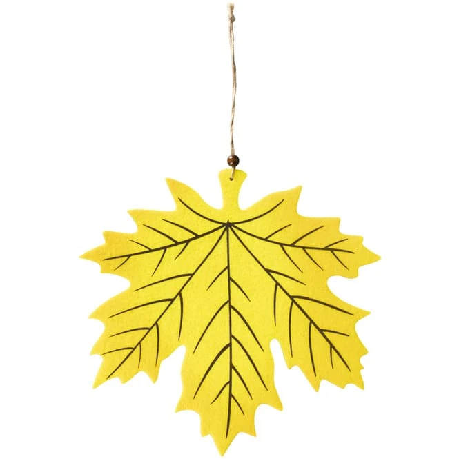 Dekohänger - Blätter - Aus Filz - Ø = 29 Cm - 1 Stück – Bild 5