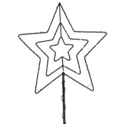 LED-Pflanzenstecker - Stern - Ca. 87 X 35 Cm
