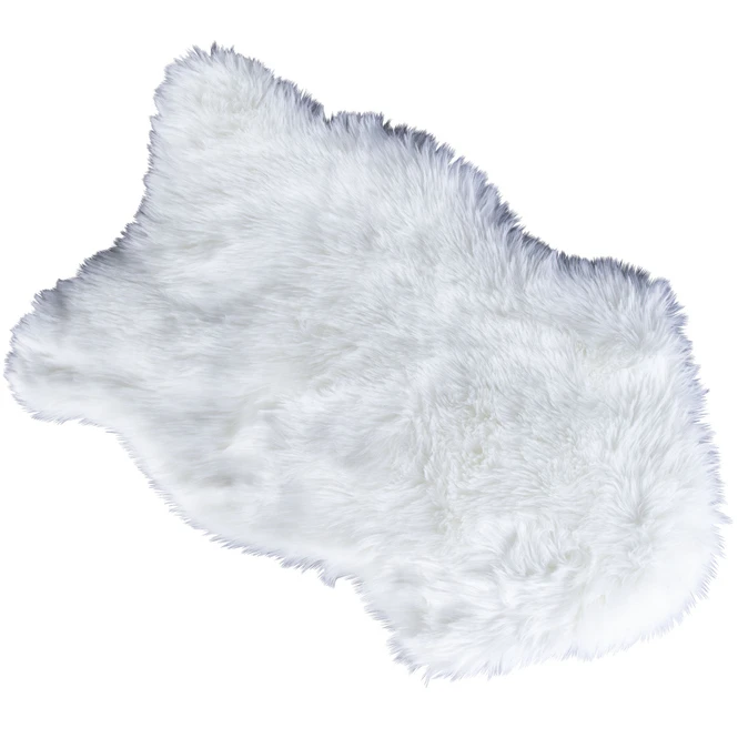 Dekofell - Ca. 55 X 90 Cm - Weiß – Bild 2