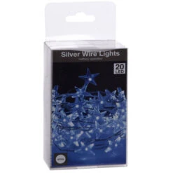 20er LED-Lichterkette - Sterne - Ca. 1 M