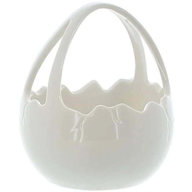 Dekokörbchen - Aus Keramik - Ca. 13 X 12 X 15 Cm