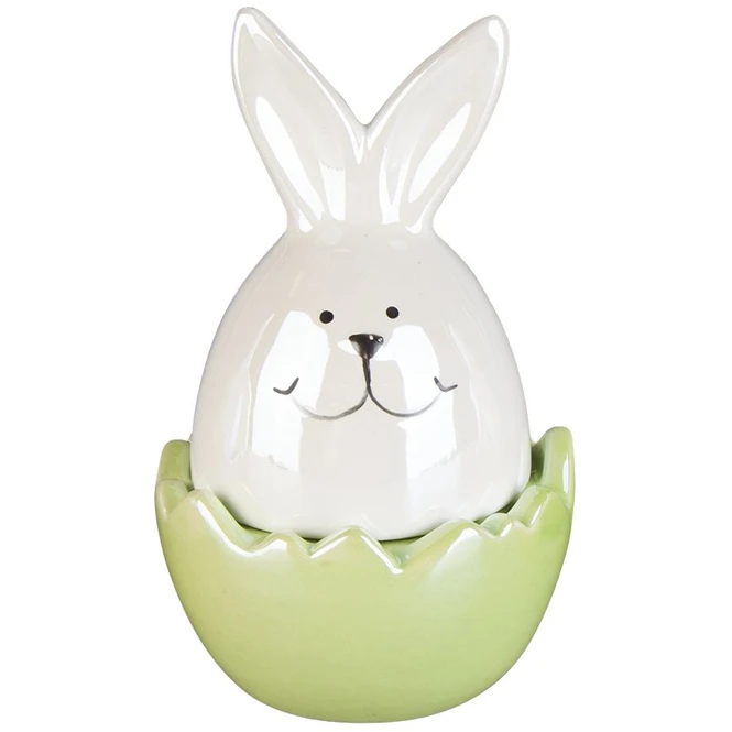 Dekohase - Aus Keramik - 8 X 8 X 13,5 Cm - 1 Stück – Bild 3