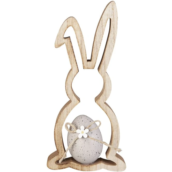 Dekohase - Aus Holz - 9 X 2 X 20 Cm