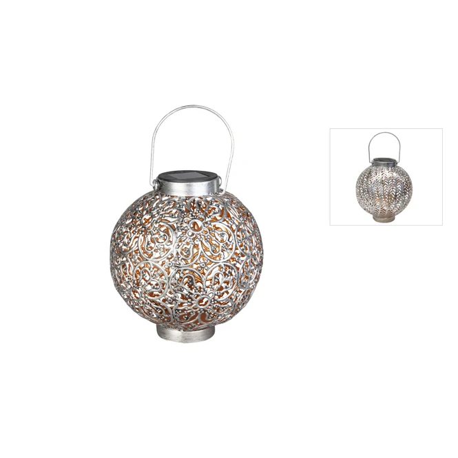 LED-Solarlaterne - Ca. 20,5 X 20,5 X 32,5 Cm - 1 Stück – Bild 2