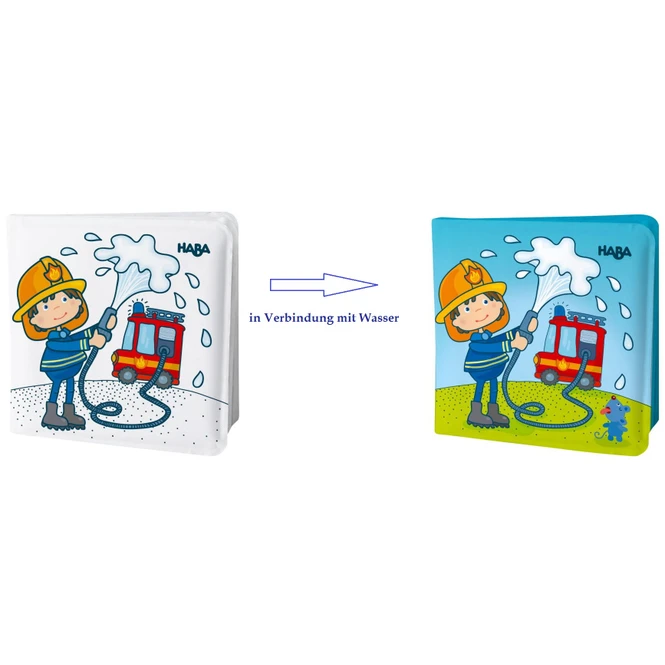 Haba Zauber-Badebuch Feuerwehr - 14 X 14 X 14 Cm – Bild 3