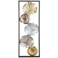 Wanddeko - Seerosenblätter - 30 X 3 X 84 Cm