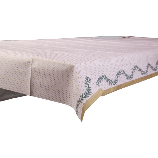 Tischdecke - Tannenäste - Rosa - Ca. 220 X 138 Cm – Bild 2