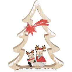 Dekobaum - Aus Holz - Ca. 17 X 20,5 Cm