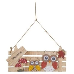 Dekohänger - Zaun - Aus Holz - Ca. 24 X 10 Cm