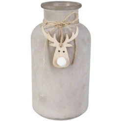 Vase - Aus Glas - Ca. 10 X 20 Cm