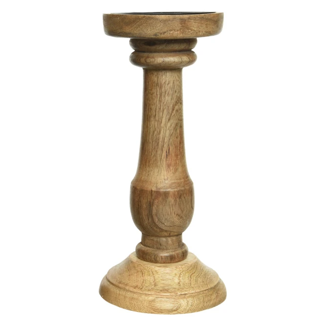 Kerzenständer - Aus Holz - Ca. 11 X 25 Cm - 1 Stück – Bild 4