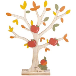 Standdeko - Baum - Aus Holz - 25,5 X 4 X 31 Cm