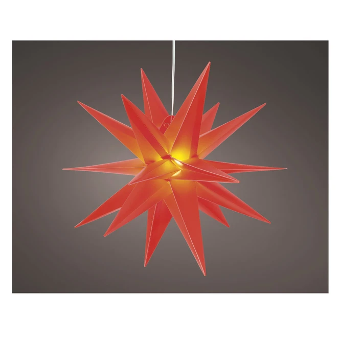 LED-Dekohänger - Stern - Ø = Ca. 30 Cm - Rot – Bild 2