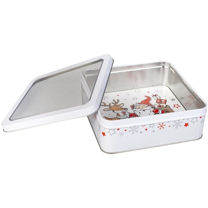 Gebäckdose - Weihnachten - Ca. 17,5 X 17,5 Cm - 1 Stück – Bild 6
