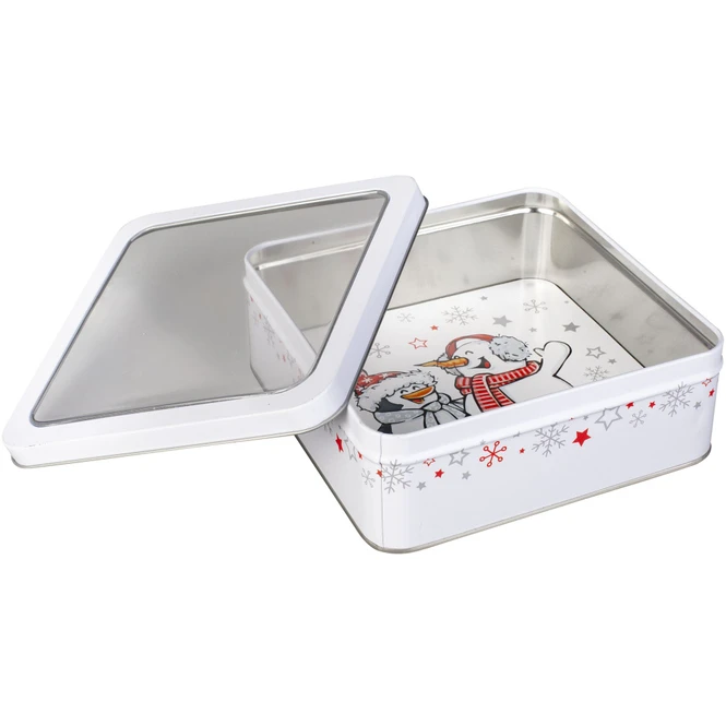 Gebäckdose - Weihnachten - Ca. 17,5 X 17,5 Cm - 1 Stück – Bild 5