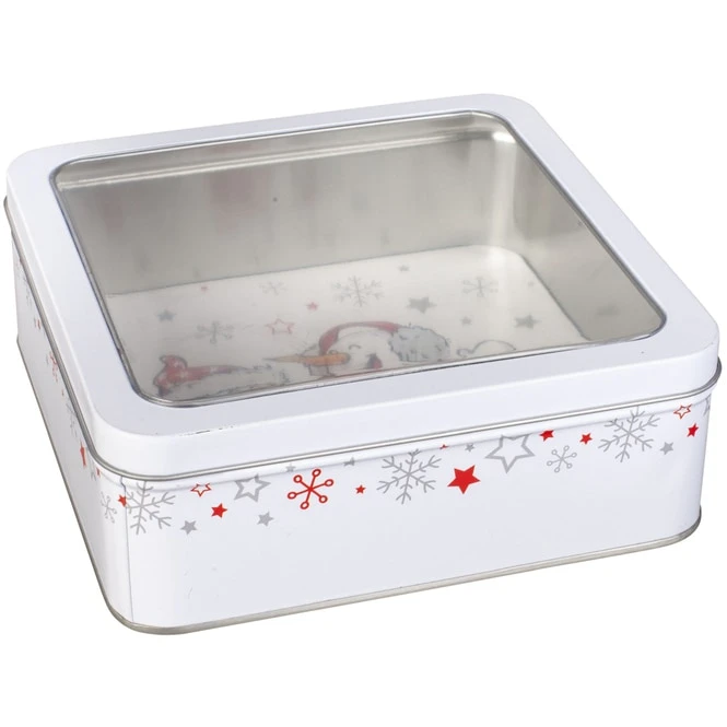 Gebäckdose - Weihnachten - Ca. 17,5 X 17,5 Cm - 1 Stück – Bild 7