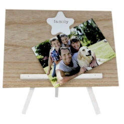 Bilderrahmen - Family - Aus Holz - Ca. 23 X 2,5 X 23,5 Cm