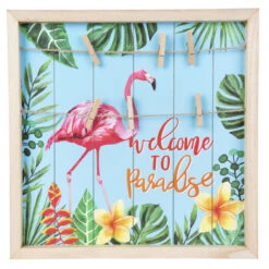 Notiz- Und Fotohalter - Aus Holz - Ca. 35 X 2 X 35 Cm