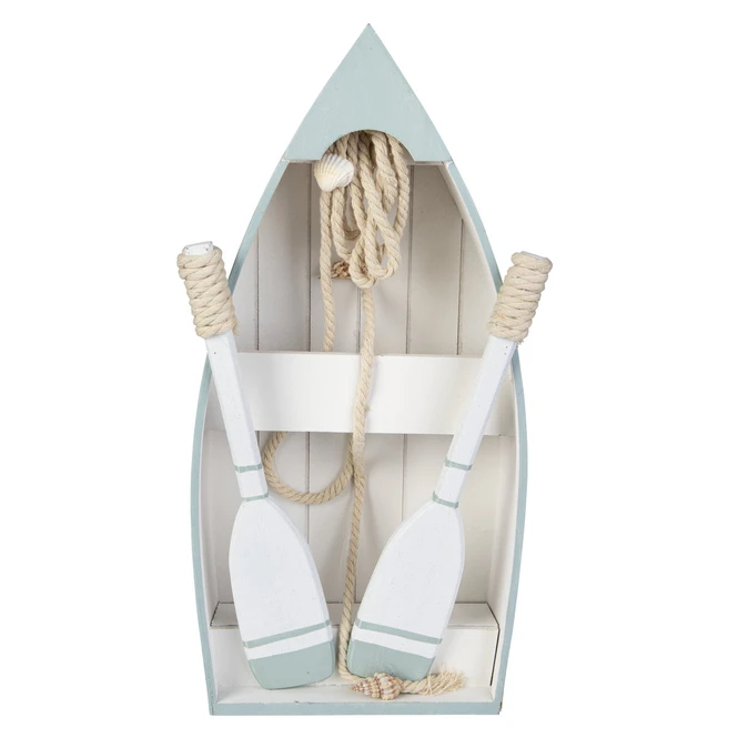 Deko-Boot - Aus Holz - Ca. 21 X 8,5 X 43 Cm – Bild 3