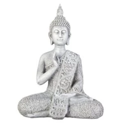 Buddha - Aus Polyresin - Ca. 15,5 X 9 X 20,5 Cm