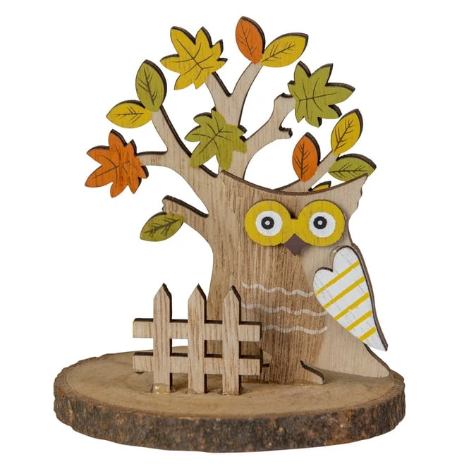 Standdeko - Eule - Ca. 9 X 9 X 11 Cm – Bild 2