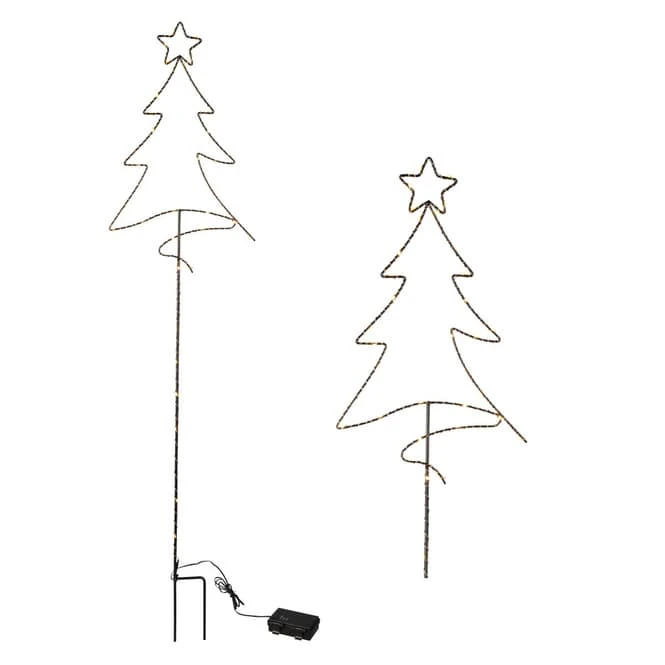 LED-Pflanzenstecker - Tannenbaum - Ca. 100 X 24 Cm