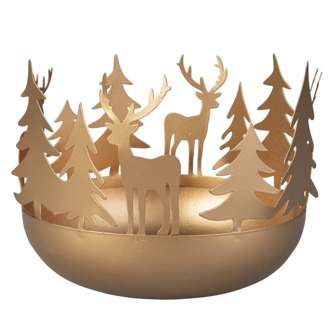 Dekoschale - Hirsche - Ø = Ca. 13 Cm