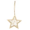 Dekohänger - Stern - Aus Holz - Ca. 26 X 15,5 Cm