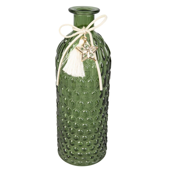 Vase - Aus Glas - Ca. 7 X 20 Cm – Bild 2