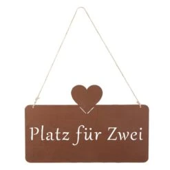 Dekohänger - Platz Für Zwei - Ca. 33 X 21 Cm