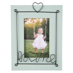 Bilderrahmen - Home - Aus Holz - Ca. 18 X 1 X 23 Cm - Mint