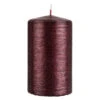 Stumpenkerze - Rustikana - Ca. 6 X 15 Cm - Dunkelrot