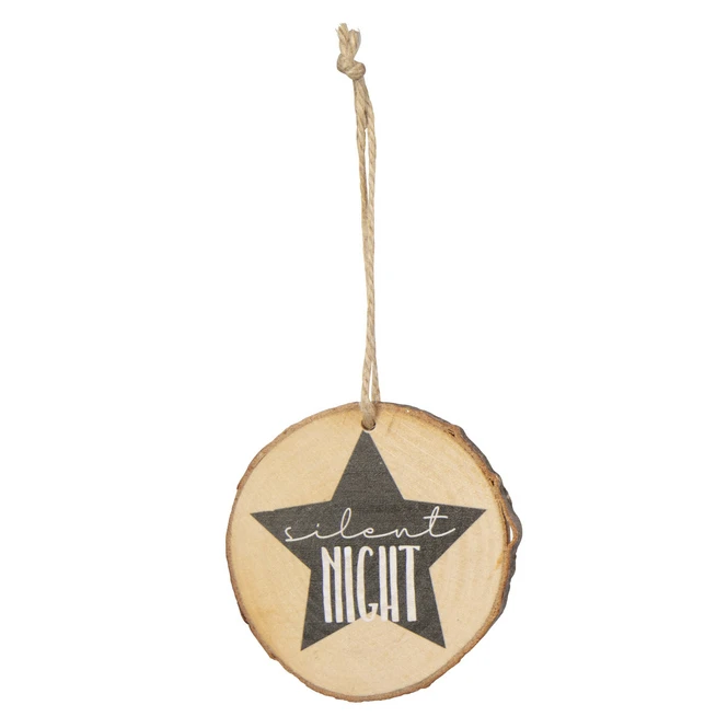 Out Of The Blue Dekohänger - Scheiben - Aus Holz - Ca. 15 X 7 Cm - 8 Stück – Bild 7