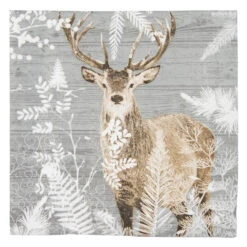 20 Servietten - Hirsch - Ca. 33 X 33 Cm