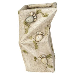 Pflanzgefäß - Säule - Aus Magnesia - Ca. 20 X 23 X 39,5 Cm