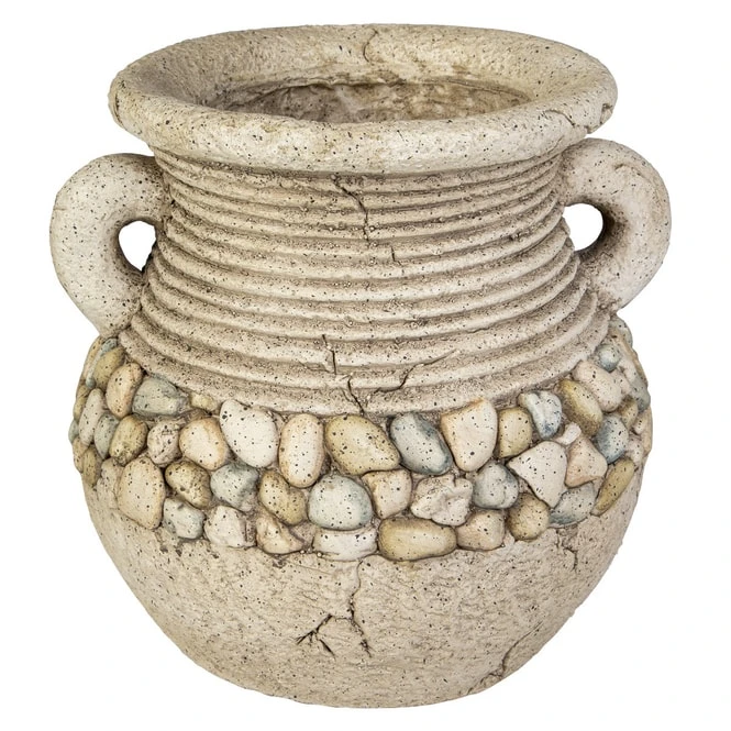 Pflanzgefäß - Krug - Aus Magnesia - Ca. 29,5 X 31 X 30 Cm