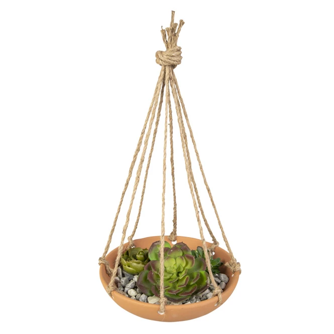 Blumenampel - Schale - Aus Dolomit - Ca. 21,5 X 21,5 X 5,5 Cm – Bild 2